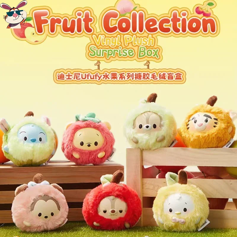 

Cartoon Stitch Ufufy Fruit Series Plush Vinyl Blind Box Cute Stitch Doll Fruit Series Bag Decoration Pendant Surprise Gift Box