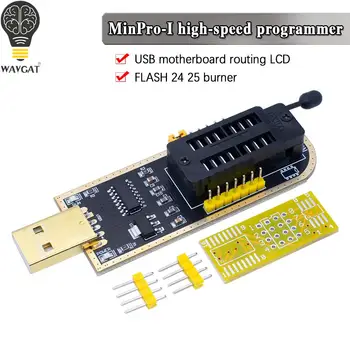 Minpro I Programmer 24 25 Burner เครื่องโปรแกรมเมอร์ความเร็วสูง USB มาเธอร์บอร์ดเราท์แฟลช LCD 24 EPROM 25 SPI plash CHIP
