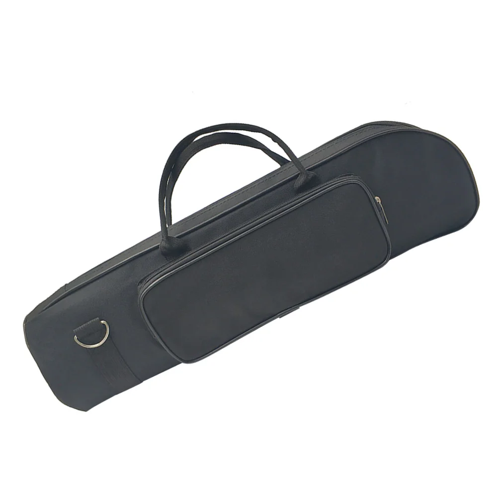 حقيبة جيتار خفيفة الوزن مقاومة للماء من قماش أكسفورد 5 مم حقيبة حمل مبطنة مع جيب جانبي 10 × 28 سم حزام قابل للتعديل #3