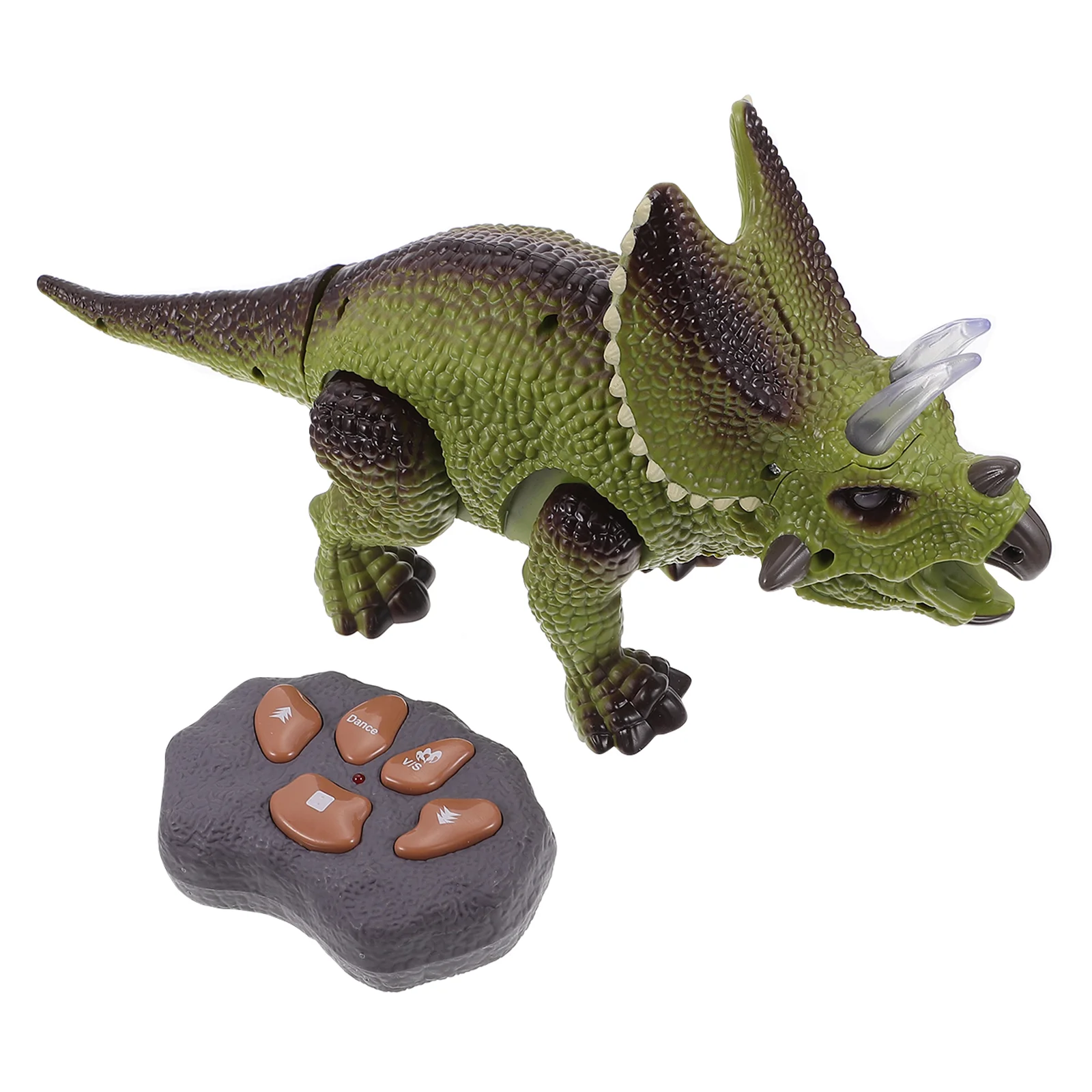 

Remote Control Dinosaur Dinosaurs Plaything Electric Triceratops Model Kids Toys Music Walking Plastic Voiced Child