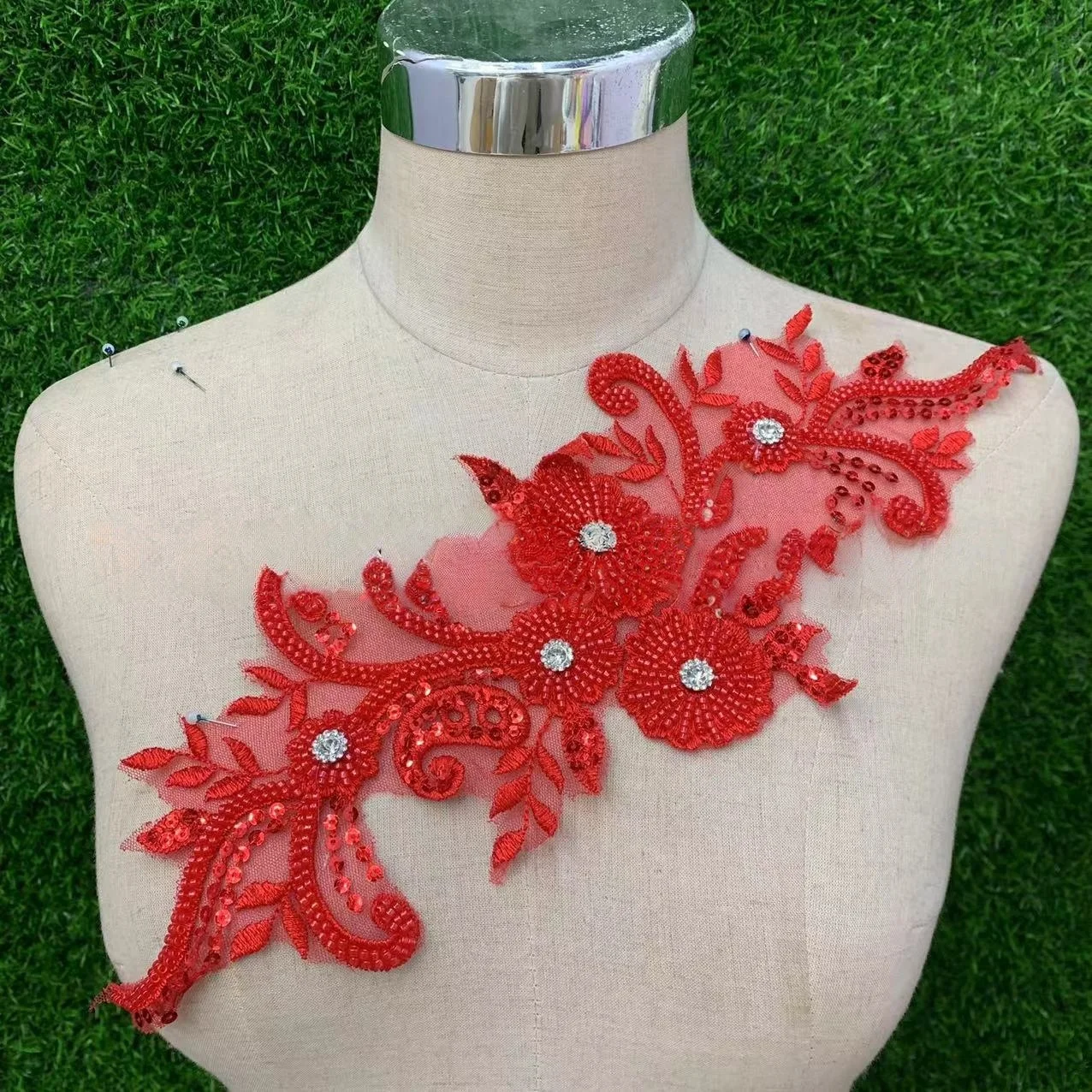 20 Warna Bunga Kain Berhias Ma - Craft Embellishments ulasan dan harga