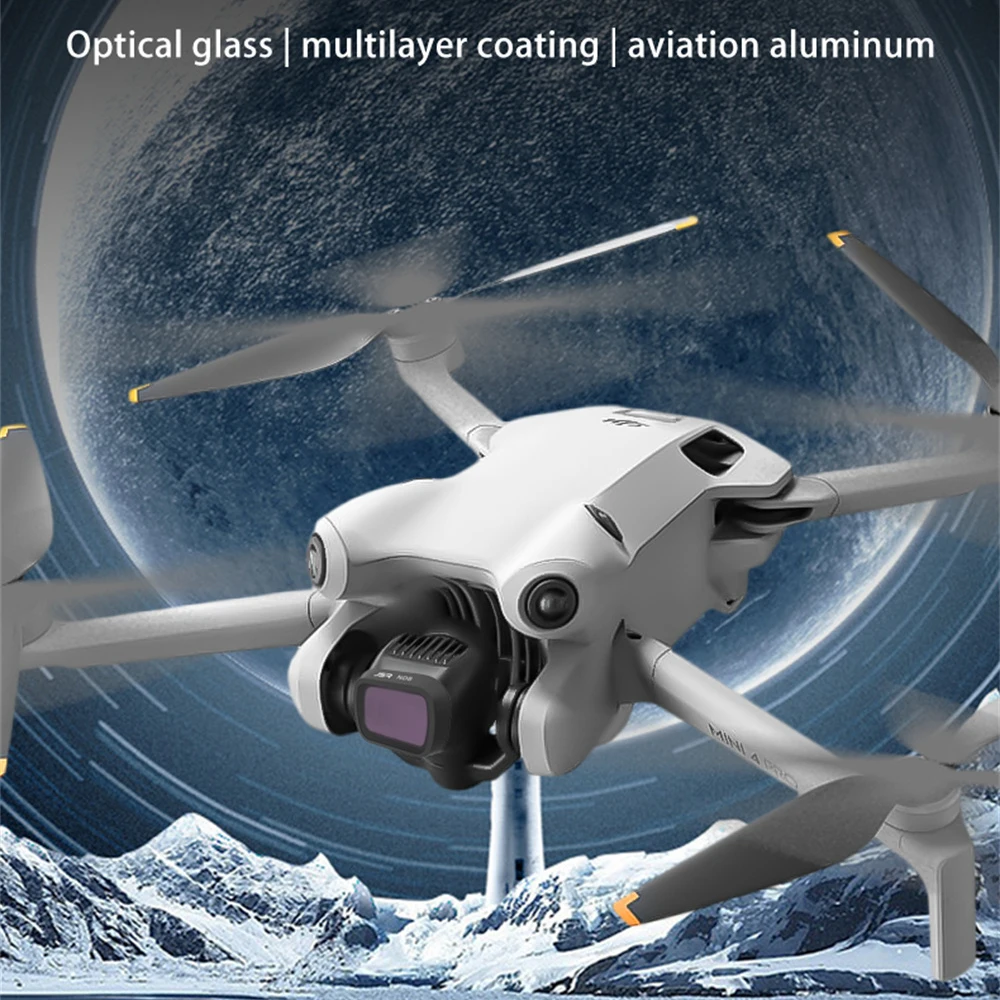 ملحقات طائرة بدون طيار DJI Mini 4 Pro ، طقم واقي عدسات مرشح ، مجموعة عدسات بزاوية واسعة CPL NDPL ND4 ND8 ND16 32 1000 256