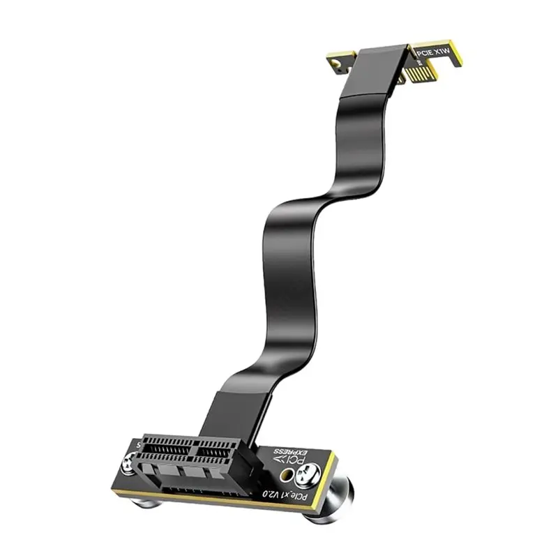 PCIE 4.0 X1 To M.2 Nvme Riser Card 16Gbps 10CM Extension Cable M.2 Nvme SSD To X1 Support Desktop PC 15CM