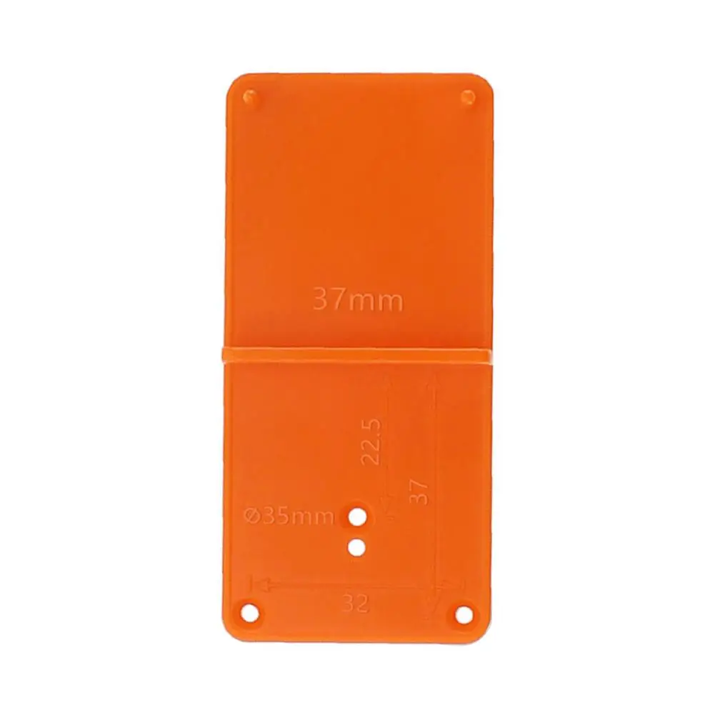 Hinge Hole Drilling Guide Plastic 35mm Woodworking Punch Opener Locator for Cabinets Installation DIY Template Woodworking Tools