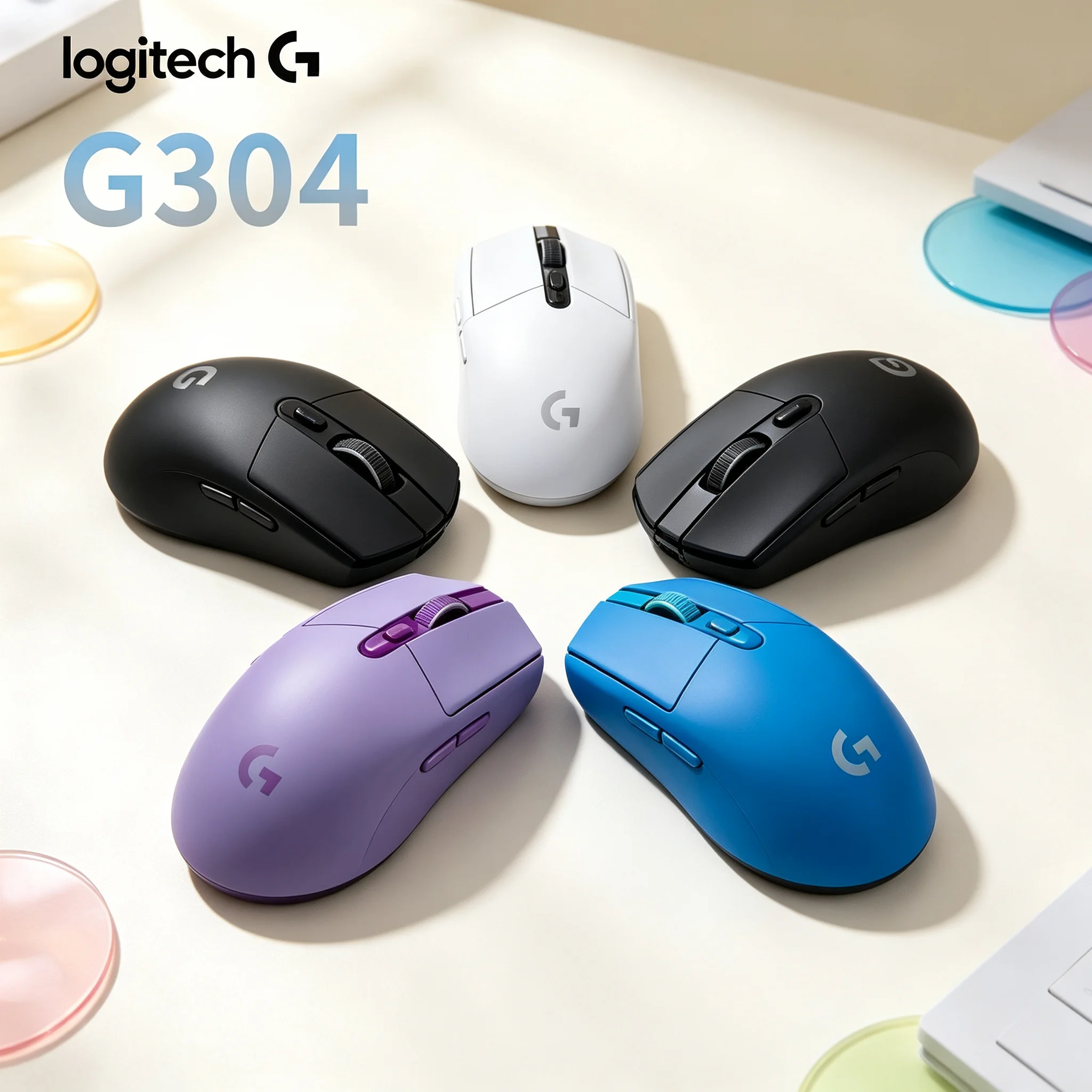 Logitech G304 Wireless E‑sport Mice High‑Accuracy Tracking 6 Buttons Long‑Lasting Battery For Desktop Laptop