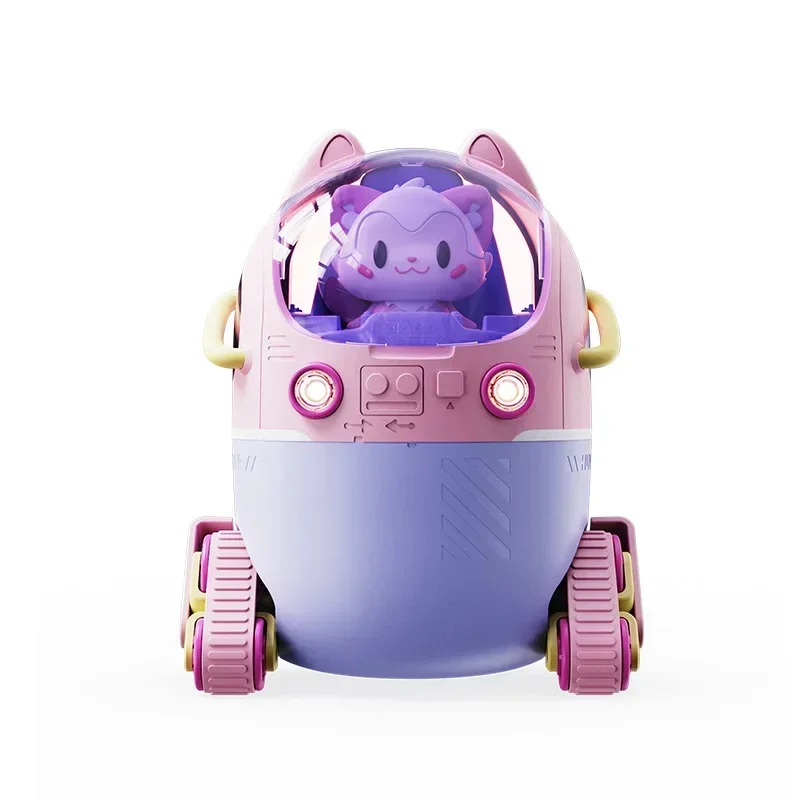 Space capsule tank humidifier small home desktop hydrating and moisturizing USB night light large fog humidifier