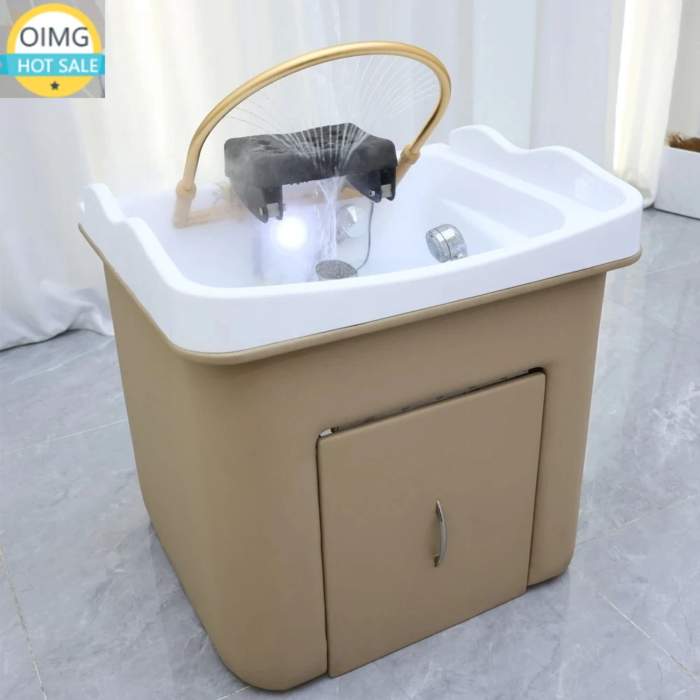 Hair Wash Water Tank Portable Shampoo Bed Acrylic Bowl Sink Hair Care and Styling Appliances for Beauty Salon