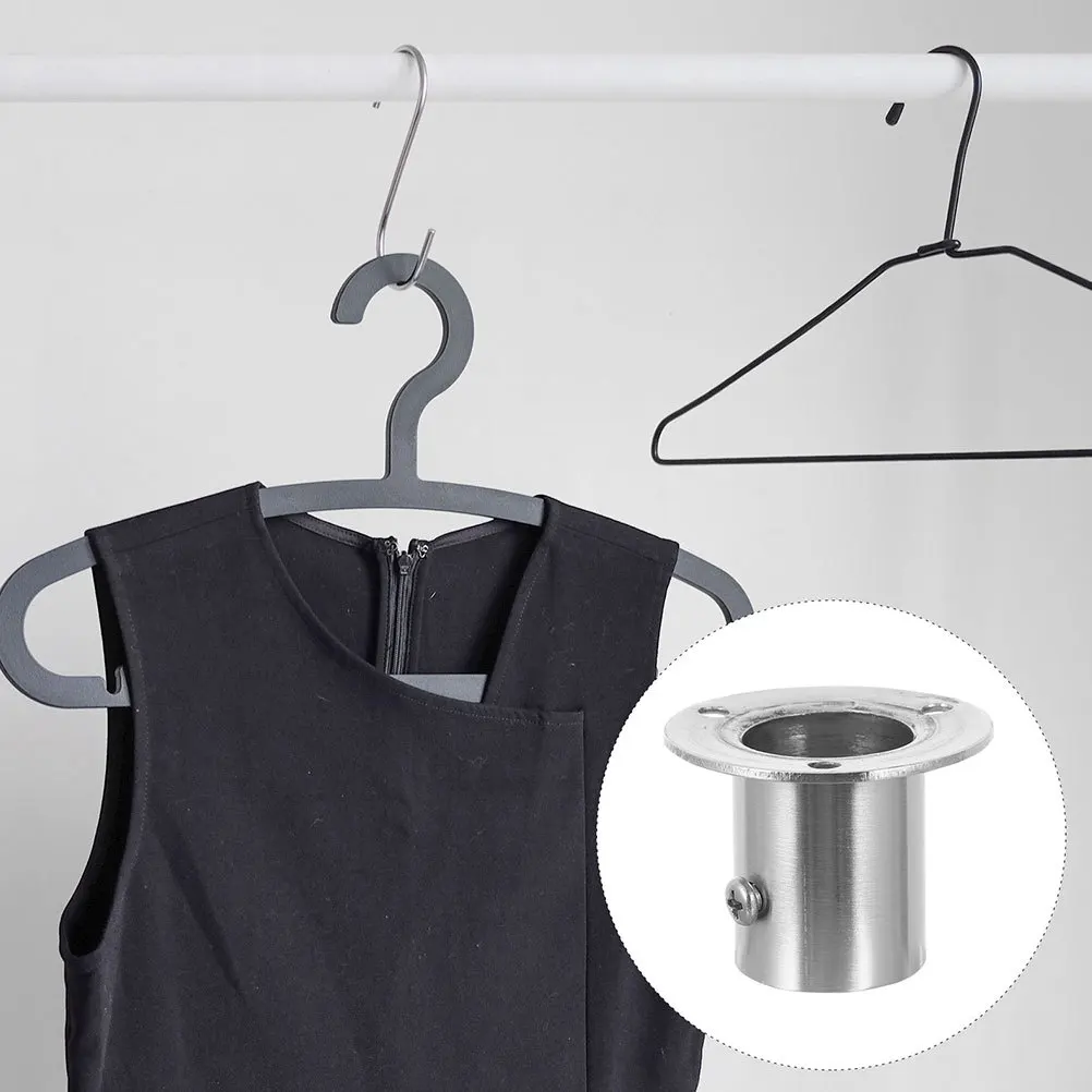 2 قطعة خزانة من الفولاذ المقاوم للصدأ حامل عمود قوس سطح أملس سهل التركيب لخزانة شرفة الحمام