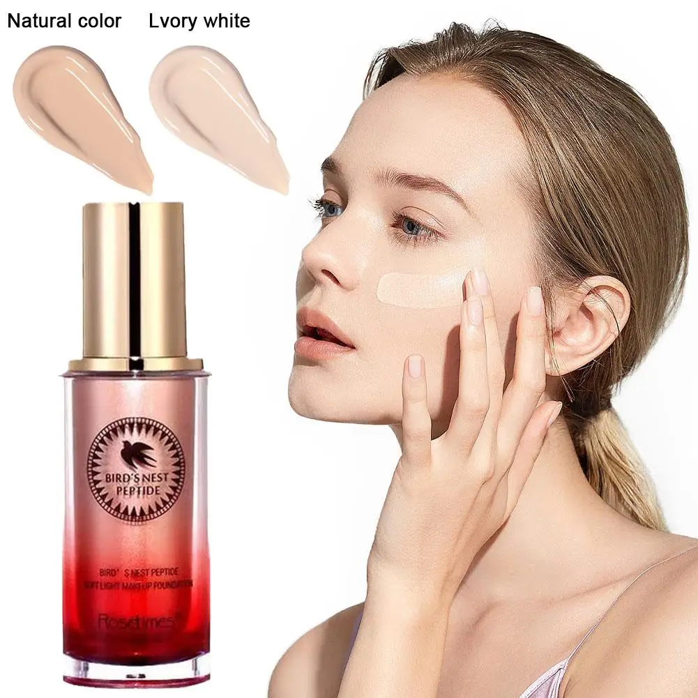 25ML Matte Liquid Foundation High Coverage Makeup Base Concealer Cream Waterproog Foundation Female Brighten Cosmetics I5Z0