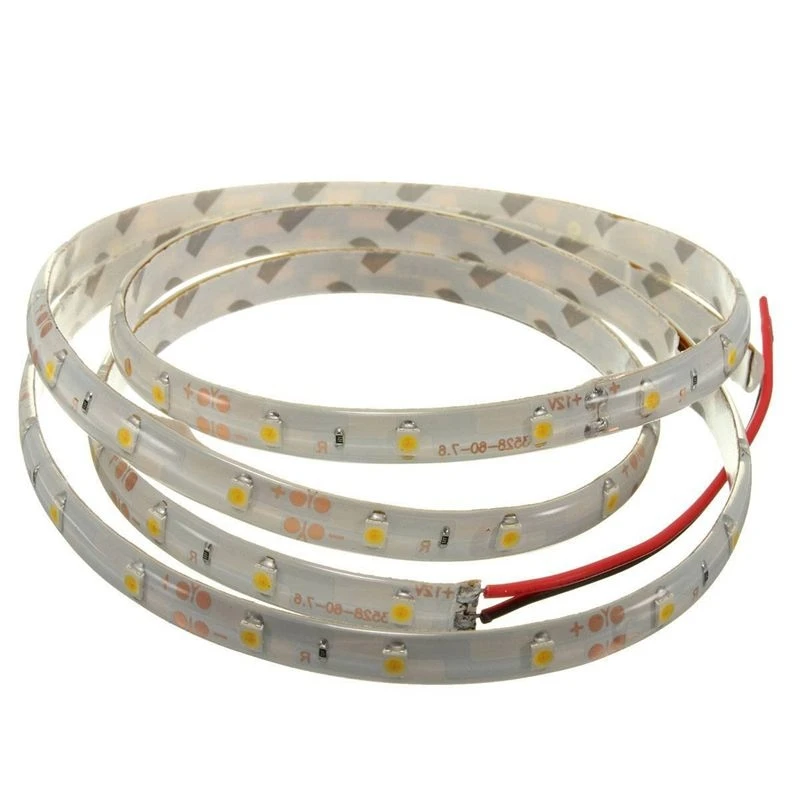 desempenho-estavel-4-pecas-1m-60-3528-smd-fita-de-led-a-prova-d'Agua-dc12v-branco-quente