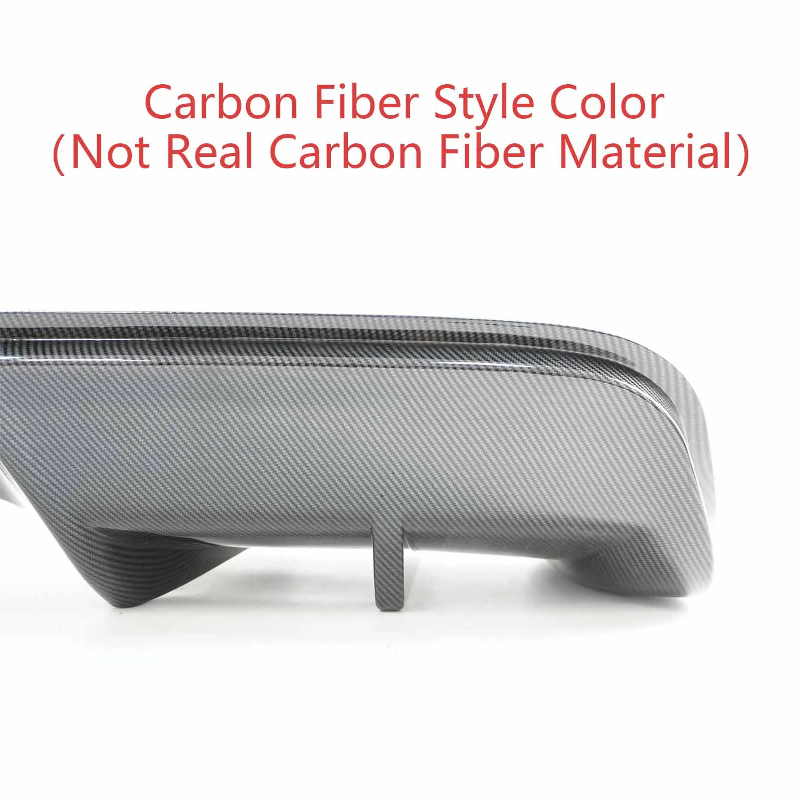 Car Rear Bumper Diffuser For Chevrolet Corvette C5 1997-2004 Matte/Glossy Black/Carbon Fiber Style ABS Plastic 3PCS Auto Parts