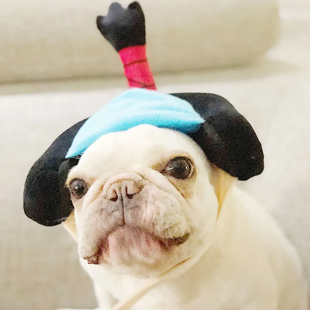 

1Pcs Dog Headband Geisha Soft Comfortable Pet Headwear Cosplay Dress Up Costume Party Photo Accessories Size S