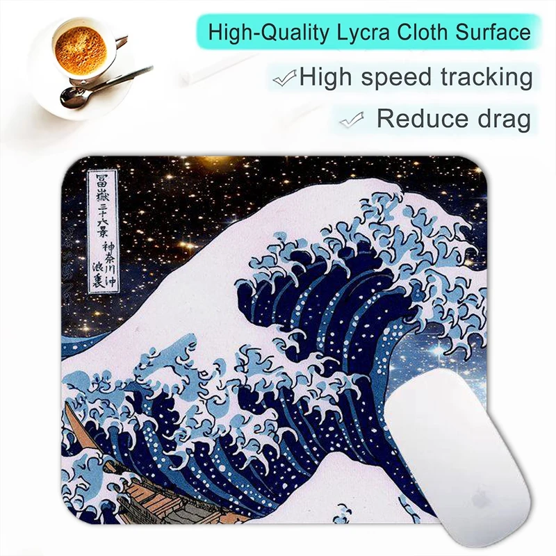 Japanese Art Master Mouse Pad New 45X40 Oversized Computer Table Pad Anti Slip Wear-resistant Office Desk Mats  Accessories Rug