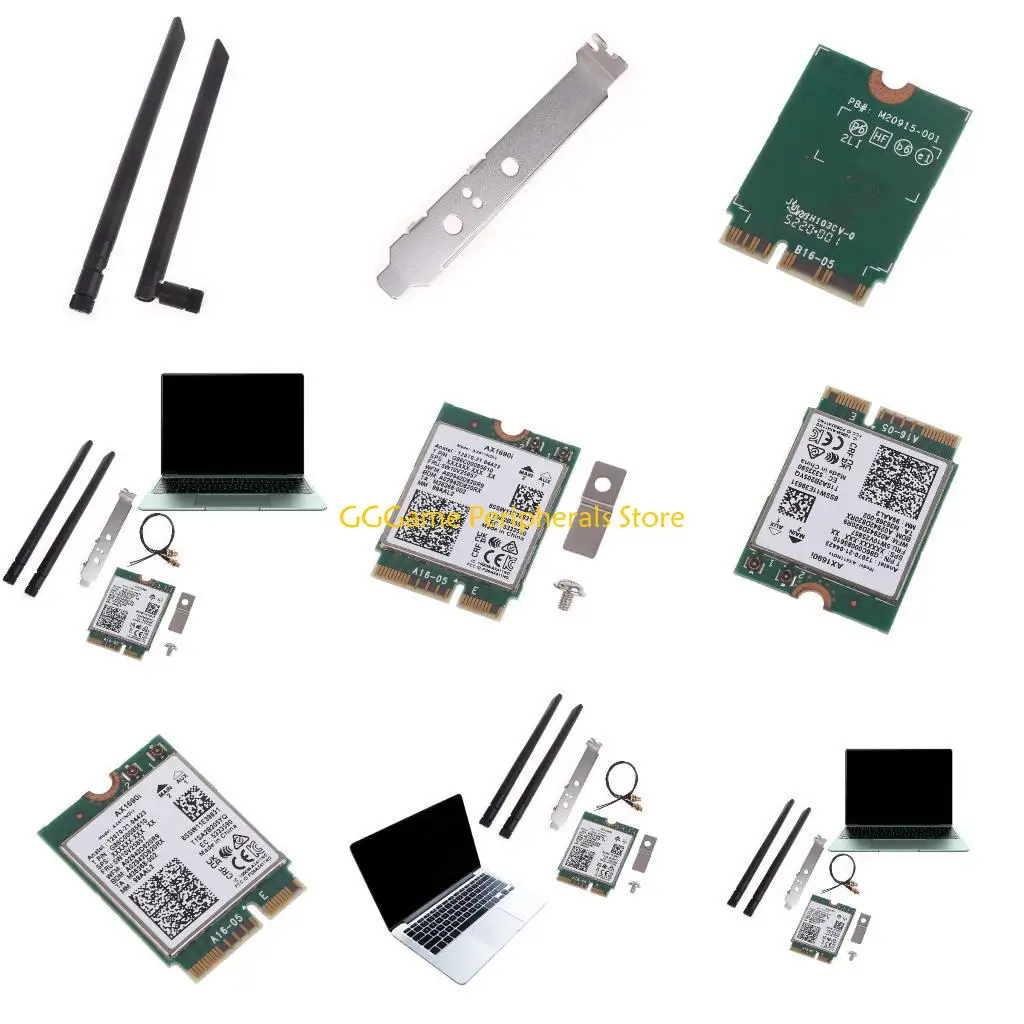 

U55B AX1690i Wi-Fi 6E M.2 CNVio 2 Band 2.4G 6Ghz Wireless Card