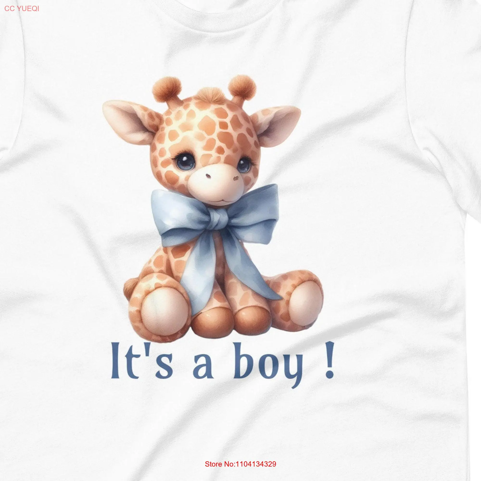 It's a boy Baby announcemenT T Shirt staple eco long or short sleeves