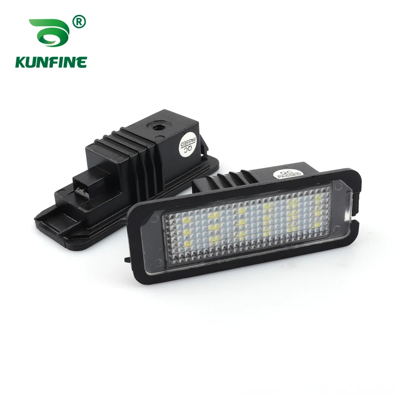 2PCs Car LED Number License Plate Light LED License Lamp For Bentley Continental GT Flying Spur OEM No. 3D0943021A 1J6943021B view 2