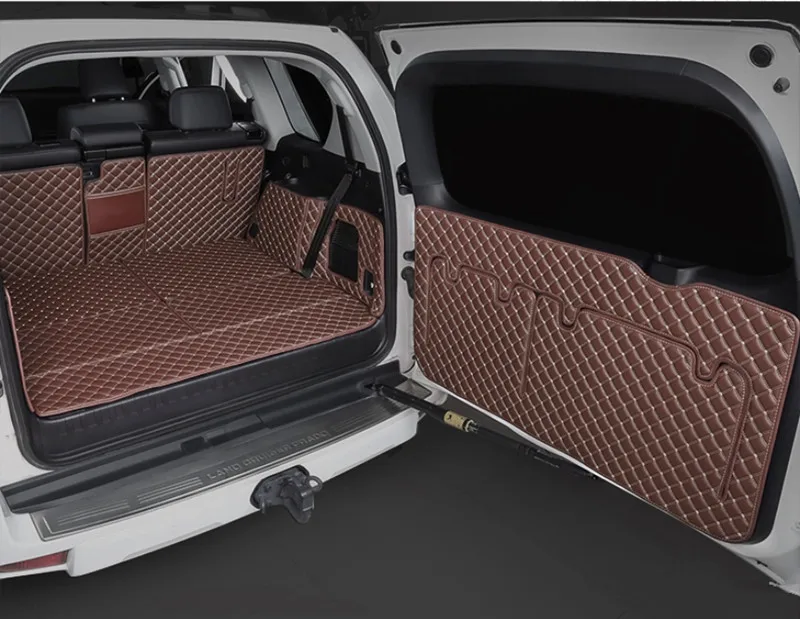 Custom full set car trunk mats + Rear door mat for Lexus GX 460 7 seats 2023-2010 boot carpets cargo liner cover for GX460 2022