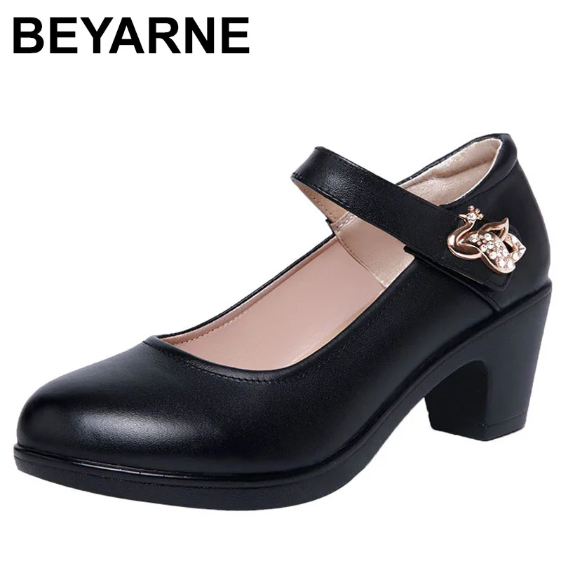 

5cm Small Size 32-43 Shallow Crystal White Wedding Shoes Bride Platform Pumps Heels Office Mom Party