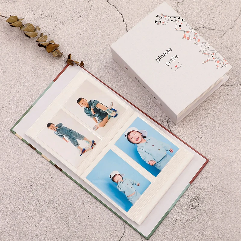 Eco-friendly Moisture-proof Water-proof Photo Album 200 Sheets Picture Storage Scrapbooking Sticker Case Photo Album Book Frame