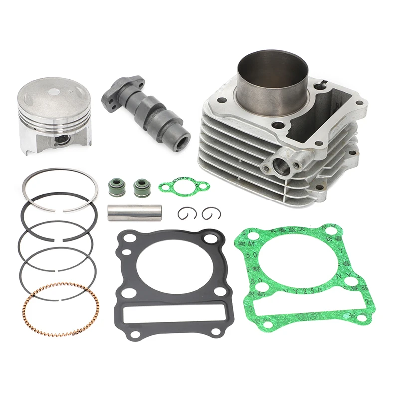 150cc 62mm STD Big Bore Motorcycle Cylinder Piston Gasket Rebuild with Camshaft for Suzuki DR125 DR 125 2009-2012 Upgrade