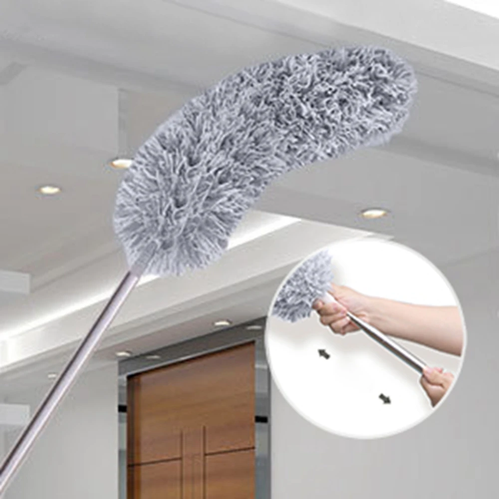 1.4/2.5M Extendable Cleaning Duster Household Dust Cleaner For Sofa Chandelier bBokshelf Dust Brush Home Clean Tools Accessories