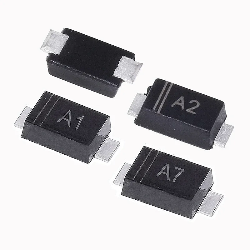 100Pcs SMD Diode 1N4001W 1N4002W 1N4003W 1N4004W 1N4005W 1N4006W 1N4007W SOD-123FL A1 A2 A3 A4 A5 A6 A7 SOD-123 1206