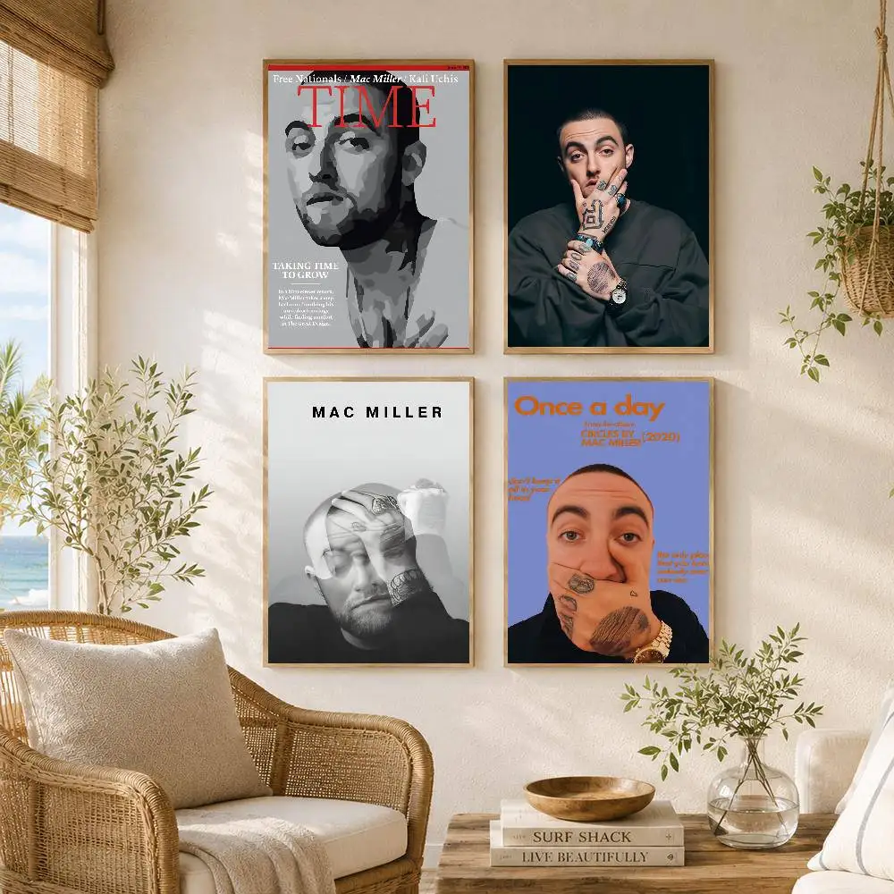 M-Mac C-ircles Miller Band Poster HD Art Sticky Wall Waterproof Home Living Room Bedroom Bar Aesthetic Decoration