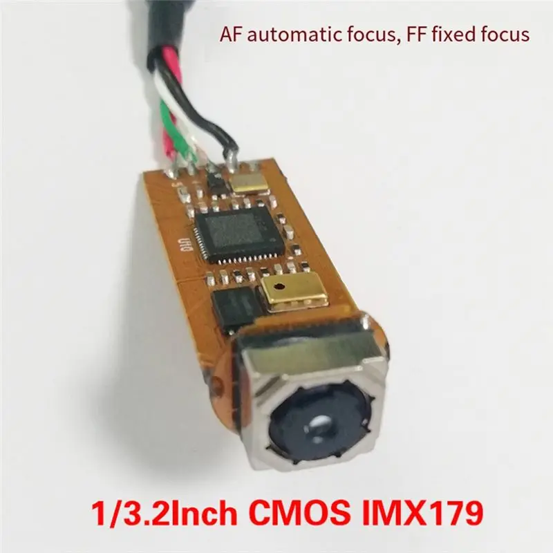 B68C Digital Mic Equipped 4K 8MP IMX179 Autofocus Endoscope USB Camera Module For Industrial Inspection Devices