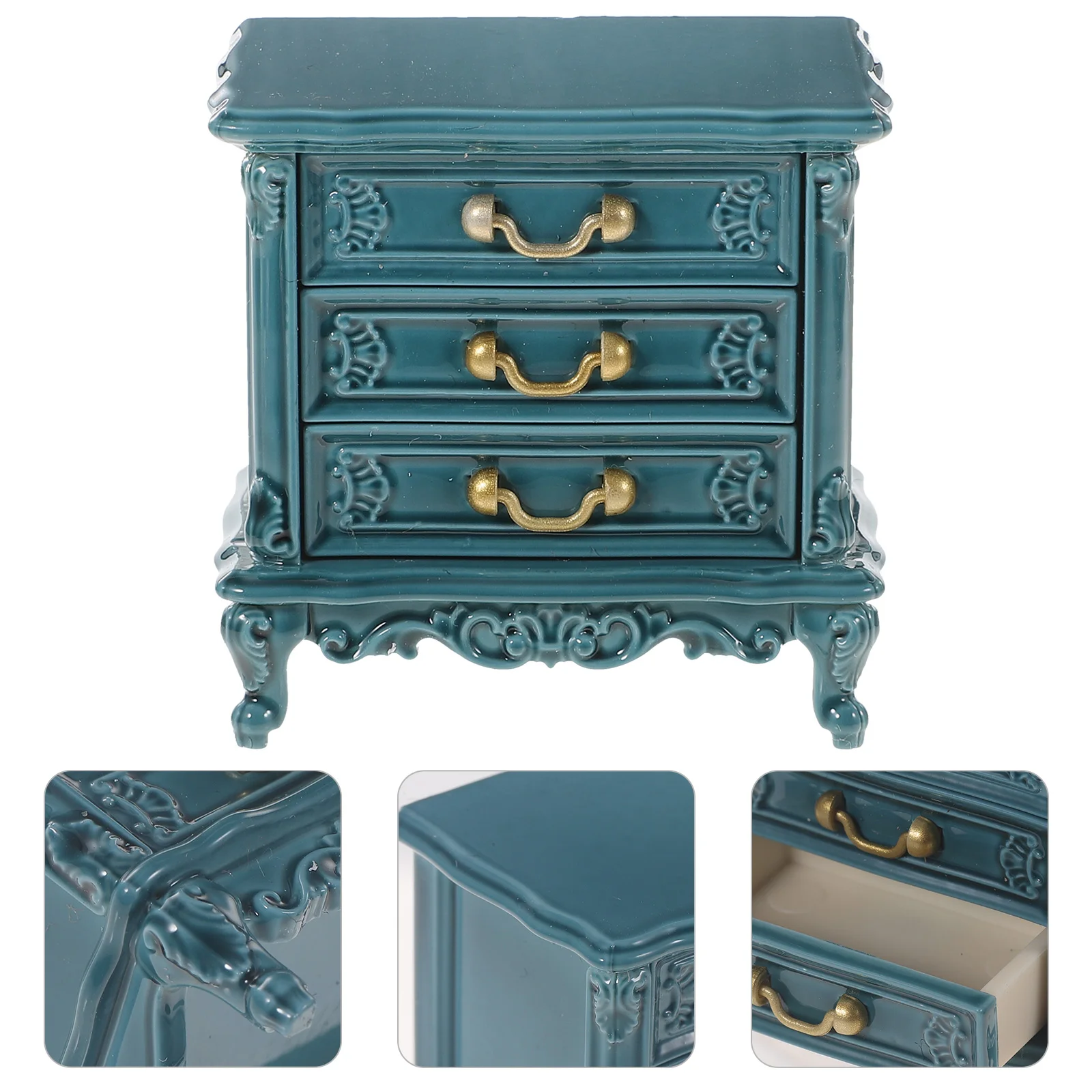 Meubles de maison miniatures, coffre bas, jouet, Mini armoire décorative pour salle de jeux pour enfants, accessoire sûr, Mini maison pour chambre à coucher