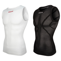 DAREVIE Cycling Base Layer Seamless Fishnet Shirt Sweat Absorb Cycling Underwear Breathable Sleeveless Mesh Base Layer Men Women