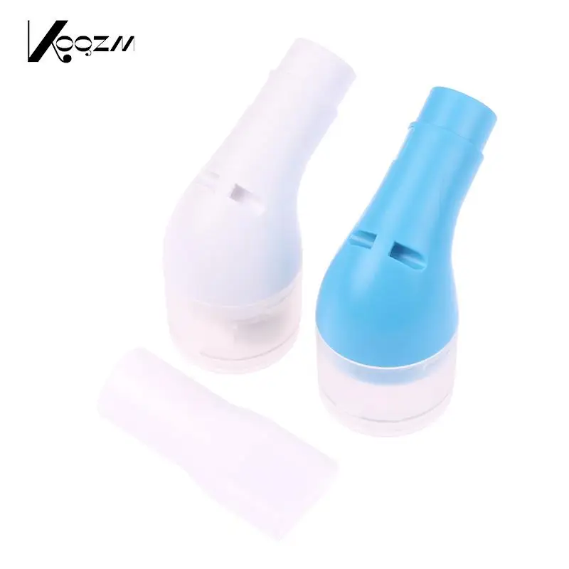 

1pc Mucus Removal Device Lung Expander Breathing Exercise Respiratory Muscle Trainer Phlegm Relief Blue White Color