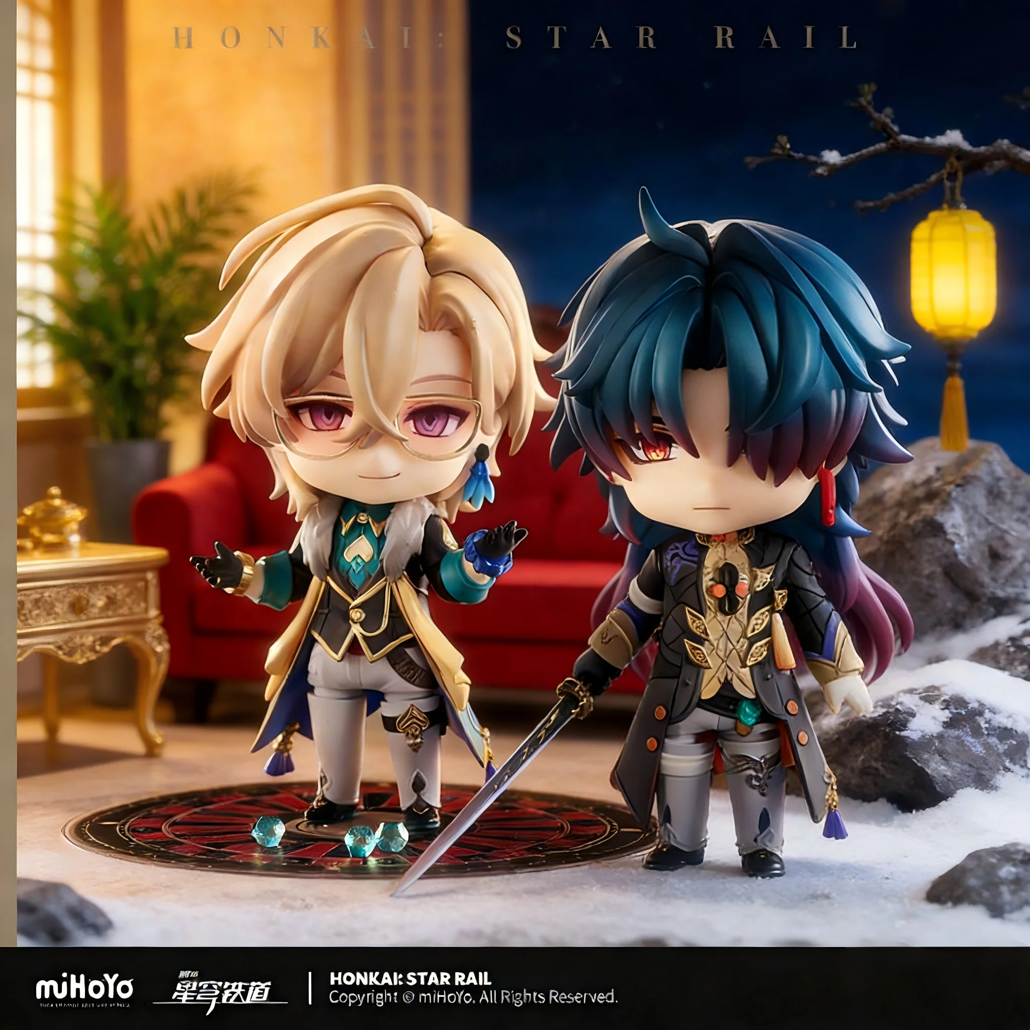 

Honkai: Star Rail Genuine Aventurine Gk Movable Action Figures Anime Peripheral Action Figurine Collection Decoration Toy Gift