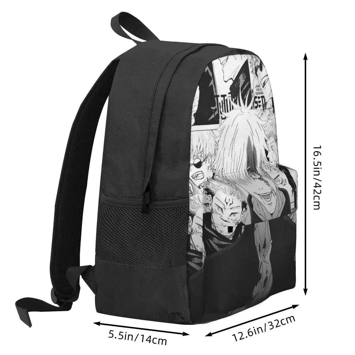 JJK Anime Gojo Satoru Jujutsu Kaisen Backpack Student BookBag Kids School Bag Computer Shoulder Bags for Boys Girls