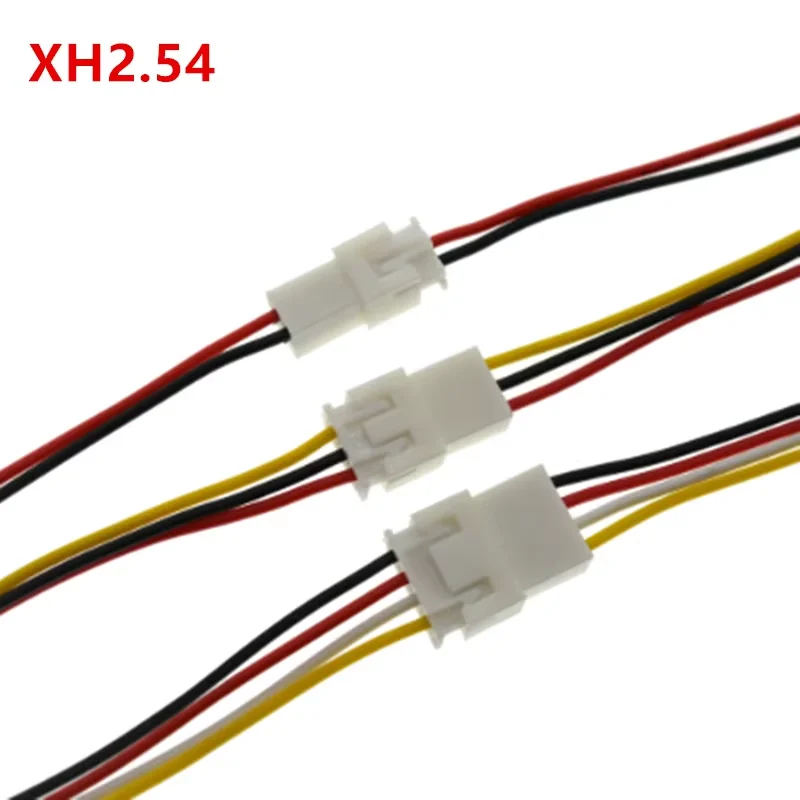 5Sets XH2.54 XH 2.54mm JST Wire Cable Connector 2/3/4/5/6/7/8/9/10 Pin Pitch Male Female Plug Socket 300MM Wire 26AWG