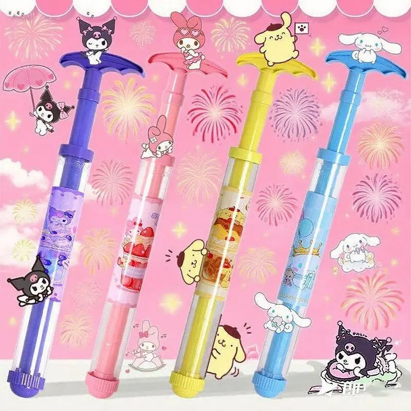 

4pcs Kawaii My Melody Anime Cinnamoroll Children Summer Water Fight Atmosphere Cute Cartoon Fashion Lovely Gifts for Kids