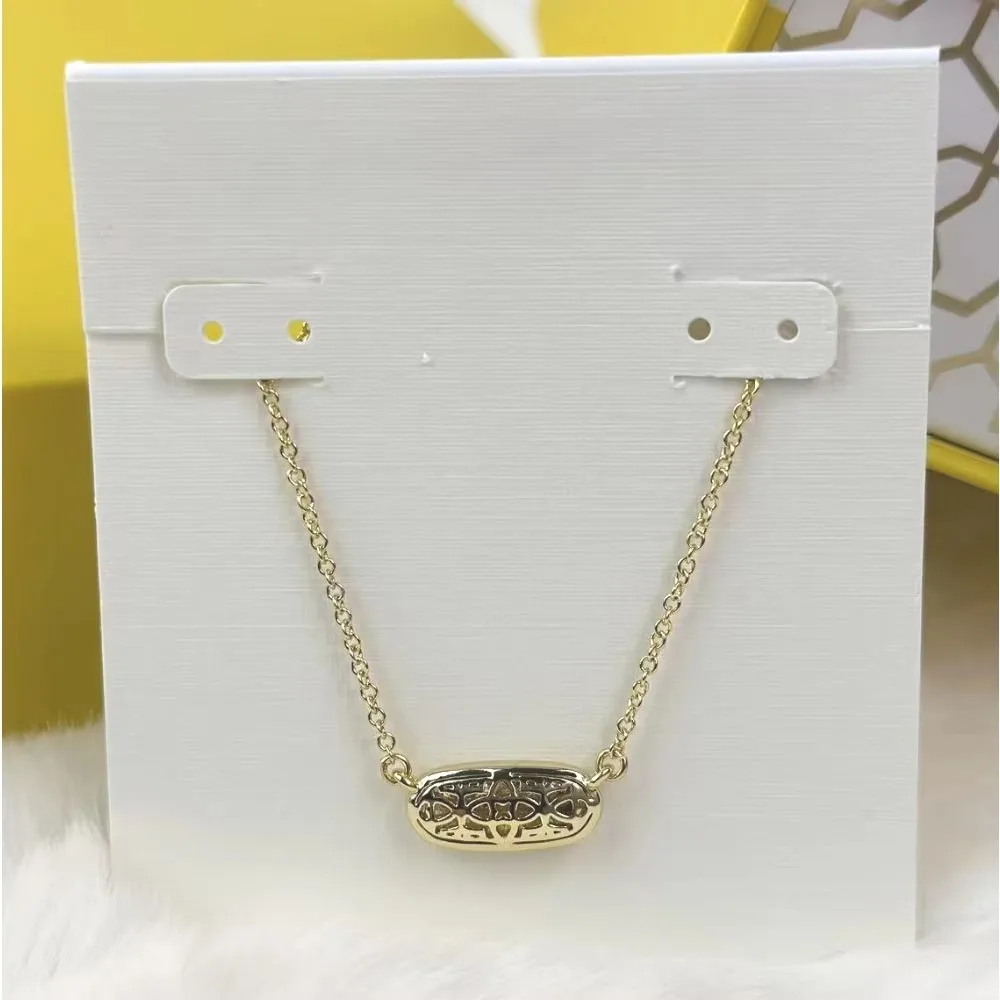 VKVVA Fashion Jewerly Holland Crystal Gold-plate Pendant Necklace in Cubic Zircon Unique Birthday Gifts