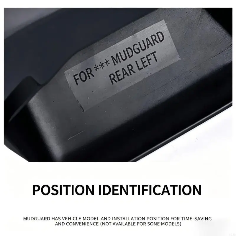 

Front Rear Protective Mud Flaps Splashes Guards For Automobile Featuring Impact Resistant PP Material Construction