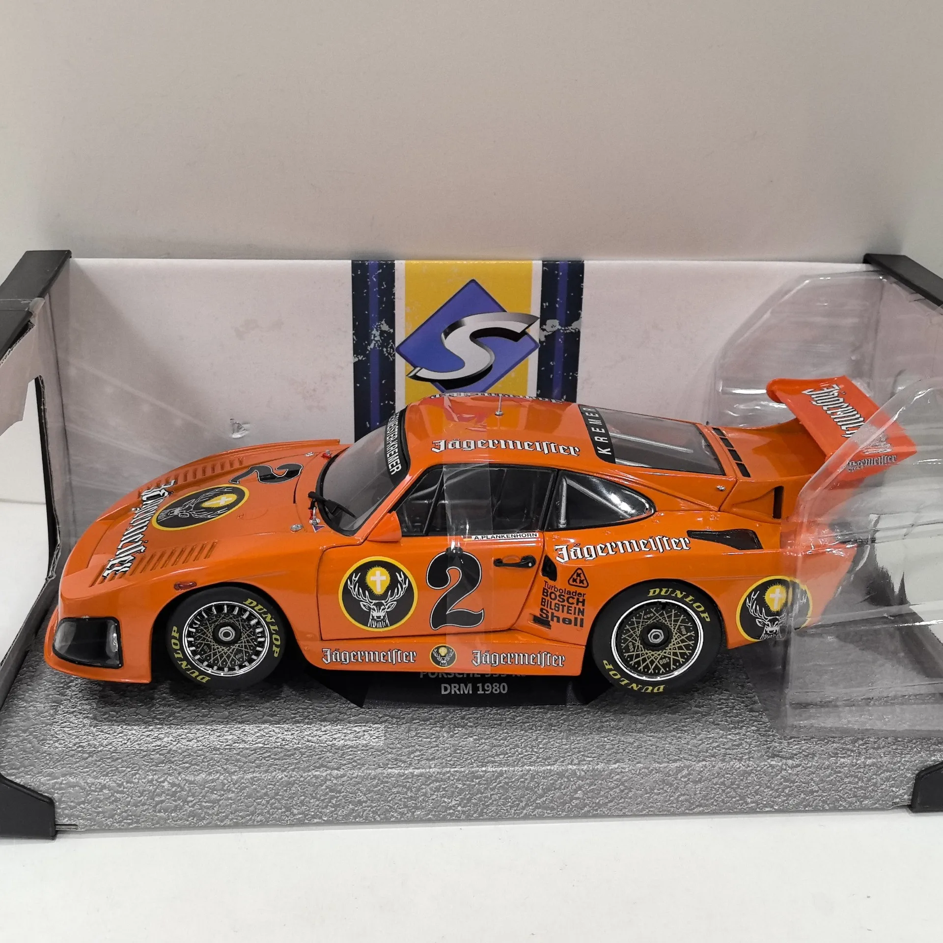 Diecast SOLIDO 1/18 Scale PORSCHE 935 K3 DRM 1980 # 2, Porsche Racing Legierungsautomodell, Sammlerspielzeug, Geschenk, Souvenir-Display