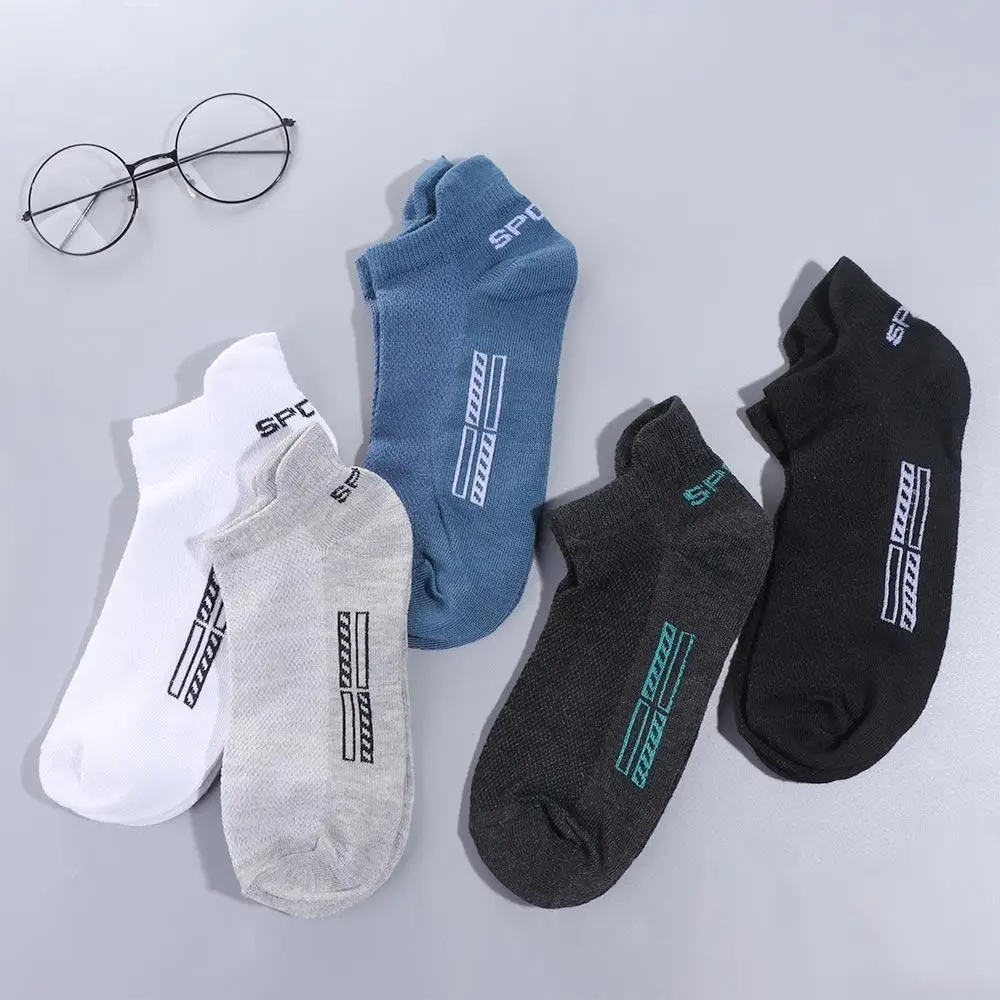 10Pairs/Lot Fashion 10Pairs/Lot Short Gifts Breathable Mesh Low-Cut Socks Men Socks Ankle Socks Sport Socks