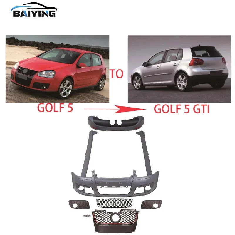

Top quality Top quality For 5 Upgrade to 5GTI Body Kit Front Bumper Assembly and Grille