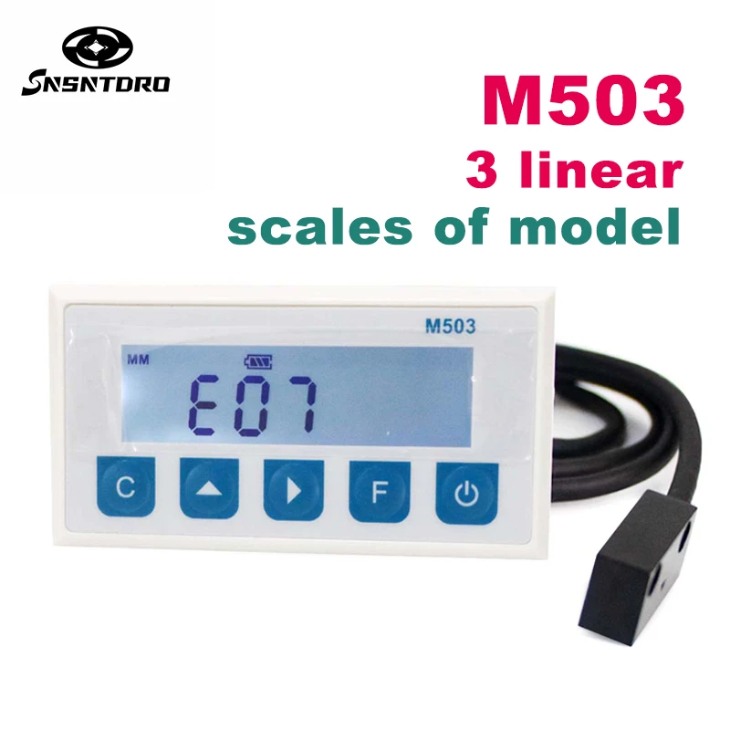 M503 Miniatur Magnetic Scale Sensor DRO Integrated Embedded Magnet Measurement Magnetic Tape with Stain Belt Profile Woodworking