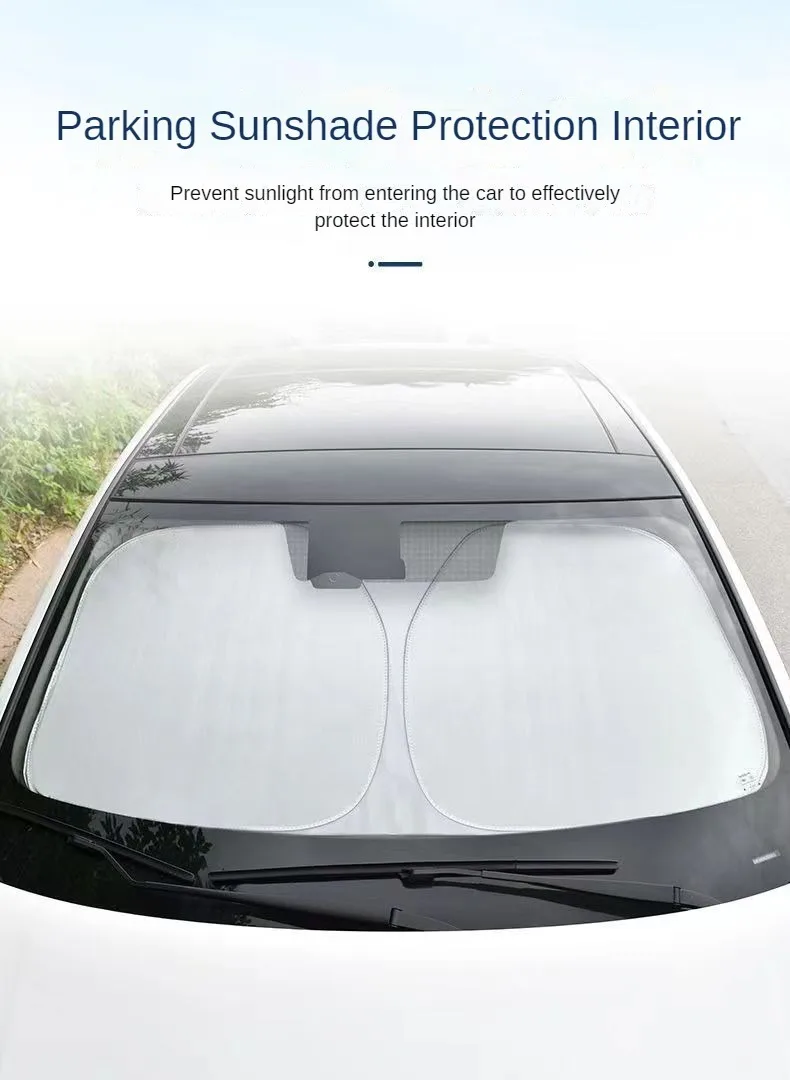 Car Windshield Sunshades Cover Foldable Sun Sunblind Thermal insulation UV Ray Block & Sun Heat Protection New Car Accessories