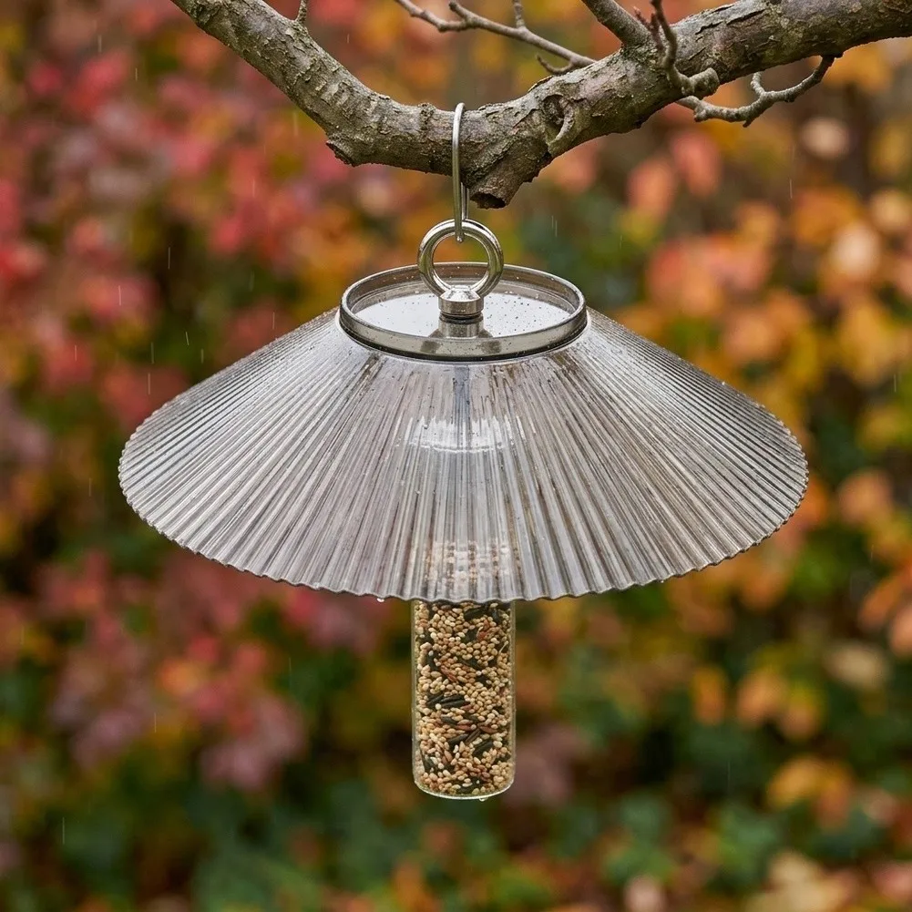 Plastic for Bird Feeder Rain Shield Compatible with Most Suspended Feeders for Consistent Protection in for Open Air Spaces