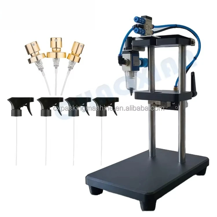 Perfume Pump Dip Tube Cutter Pneumatic Semi Automatic Safe and Precise Perfume Sprayer Head Dip Tube Cutter