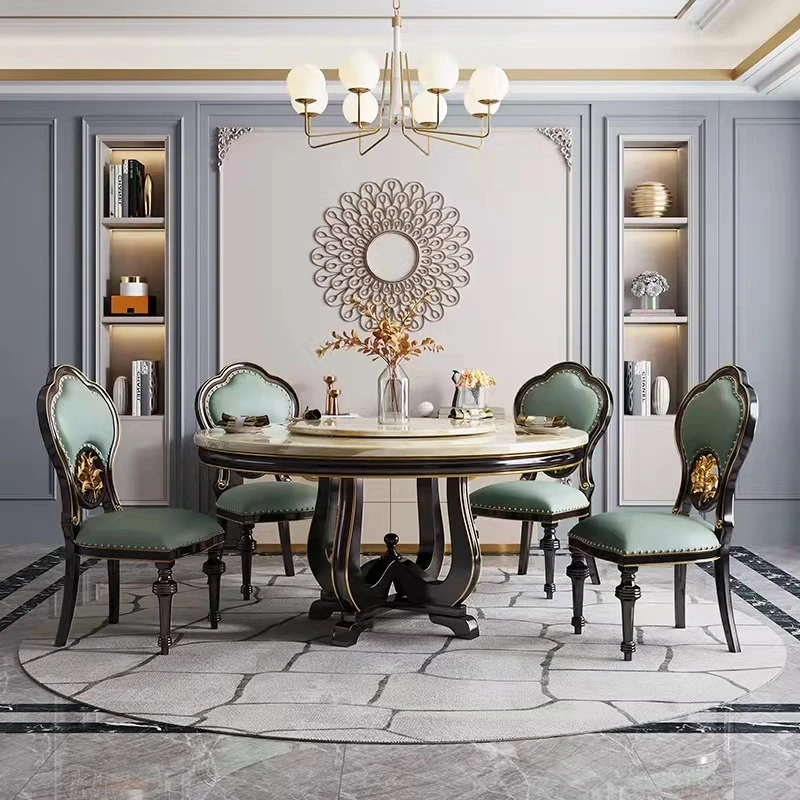 

Funky Luxury Design Dining Tables Chairs Bistro Modern Marble Kitchen Center Dining Tables Round Conference Hotel Furniture