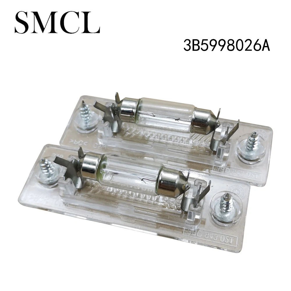 

3B5998026A 2Pcs License plate lamp For VW Caddy Jetta Passat Golf Touran Multivan Skoda Superb
