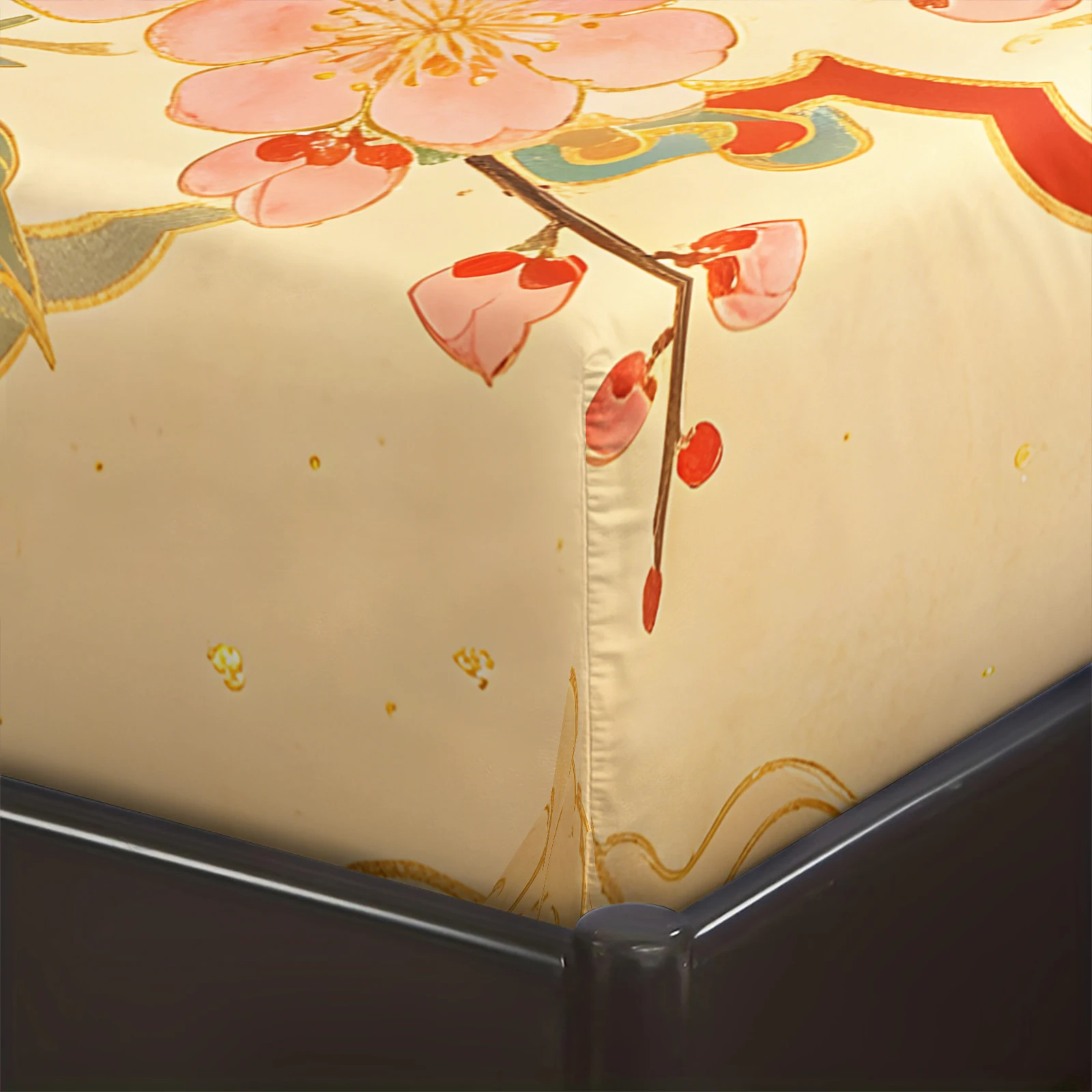 Vintage Şakayık Lotus Baskılı - Fitted Sheet Deep incelemesi ve fiyatı