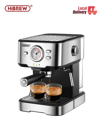 20 Bar Espresso Coffee Machine with Display HiBREW