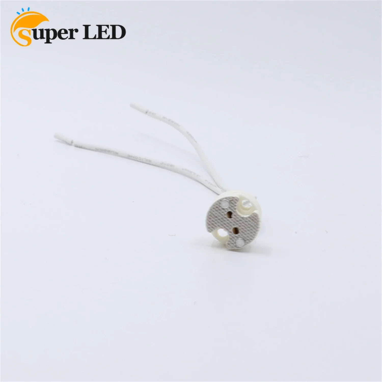 GU10 MR16 Lamp Base Ceramic Light Holder Socket Connector Adapter Wire for LED Bulb Stand Chandelier Halogen Leds Accessory