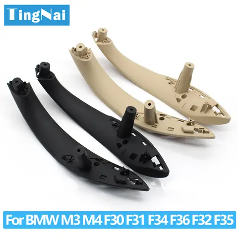 자동차 왼쪽 오른쪽 문짝 내부 풀 핸들 패널 트림, BMW 3 4 시리즈 M3 M4 F30 F31 F32 F33 F34 F35 F36 F80 F82 F83 2012-2018